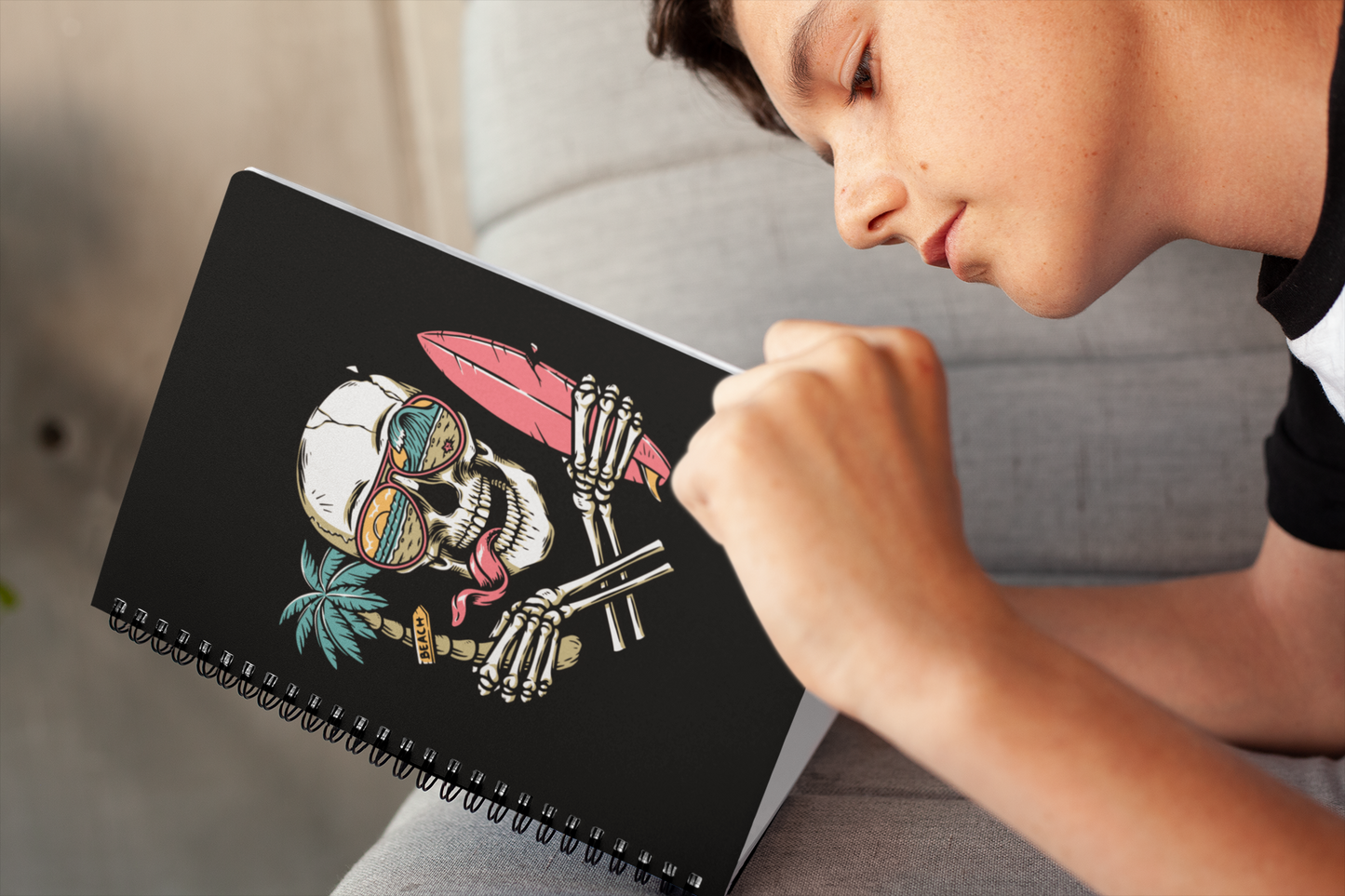 Ruled Line Spiral Notebook - Classic Design